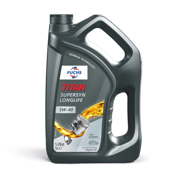 FUCHS TITAN SUPERSYN LONGLIFE SAE 5W40 ENGINE OIL (5 LITER)
